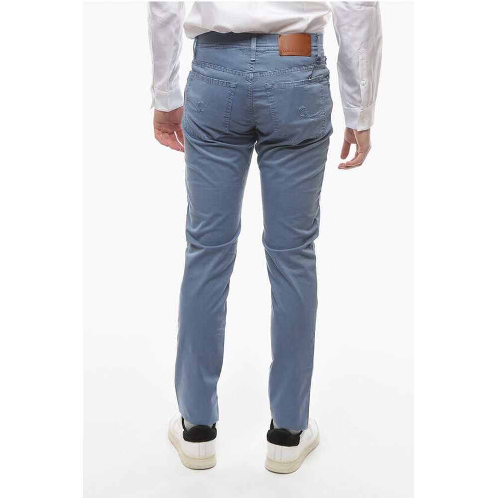 Corneliani ID LUXURY DENIM Stretchy-cotton 5-pocket Pants