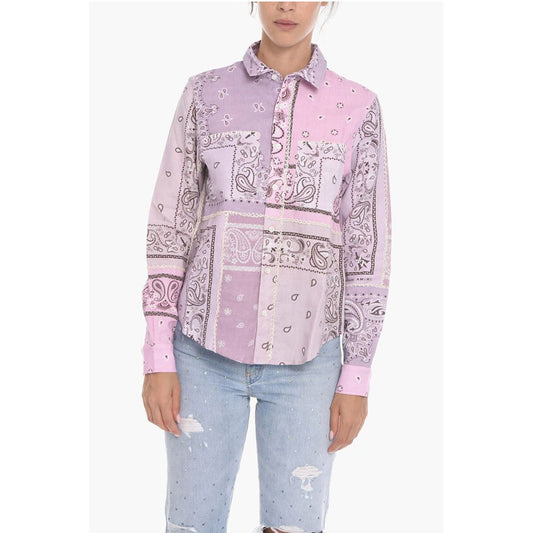 Amiri Paisley Patterned RECONSTRUCTED Cotton Shirt