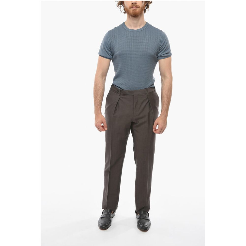 Corneliani Mohair and Wool LEADER Pants