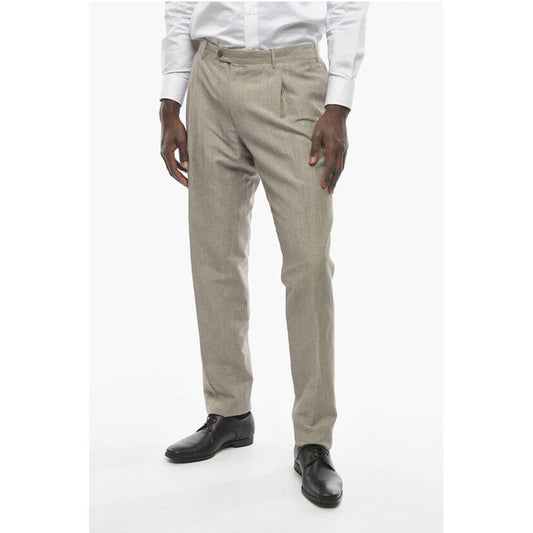 Corneliani Wool and Linen ACADEMY Pants