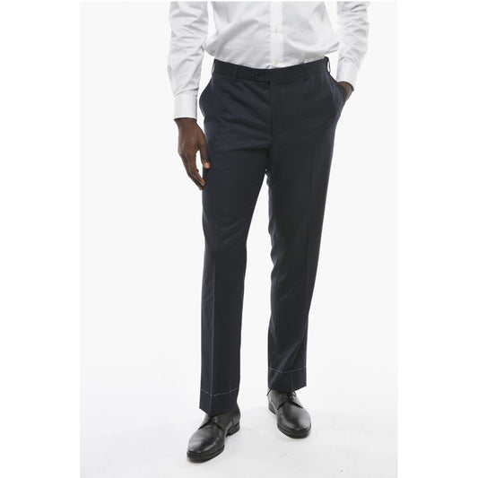 Corneliani Virgin Wool MANTUA Pants with Pleat