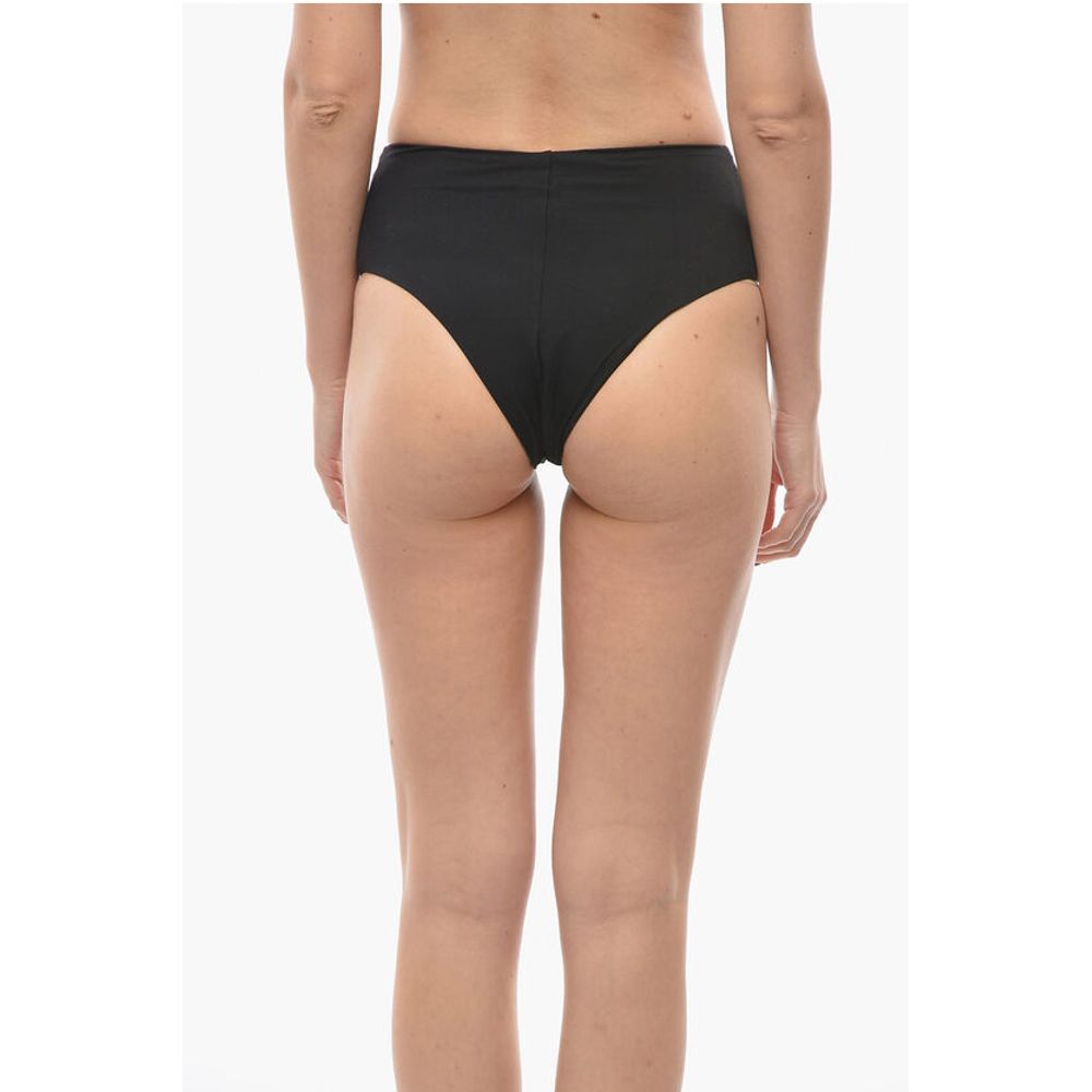 Karl Lagerfeld High Waist Bikini Bottom with Silver Logo