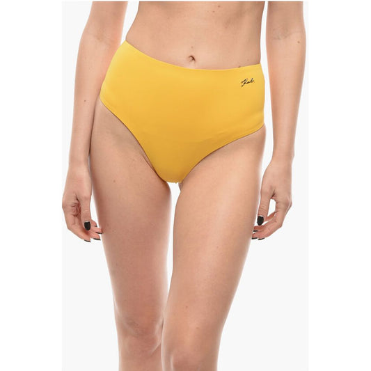 Karl Lagerfeld Solid Color Bikini Bottom