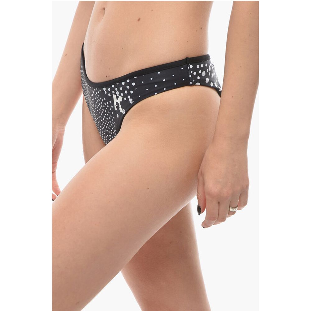 Karl Lagerfeld Two-Tone DOTS Bottom Bikini