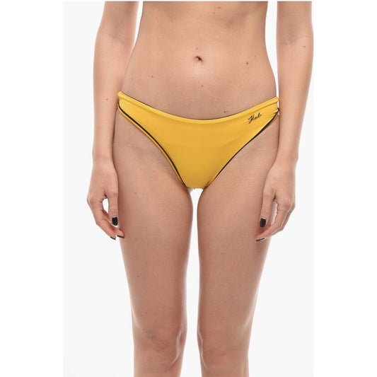 Karl Lagerfeld Bikini Bottom with Contrasting Finishes