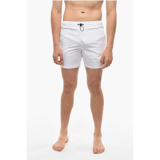 Karl Lagerfeld RUE ST-GUILLAUME Solid Color BASIC Swim Shorts with 3 Pocket