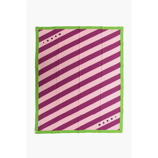 Marni Striped Towel with Embroidery Logo