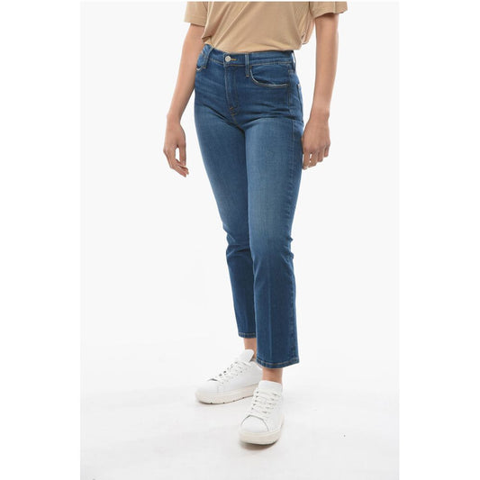 Frame High Waist 5 Pockets Jeans 18cm