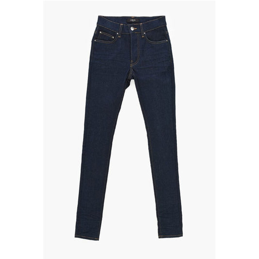 Amiri Skinny Denims with Visible Stitching and Back Logo Patch 13c