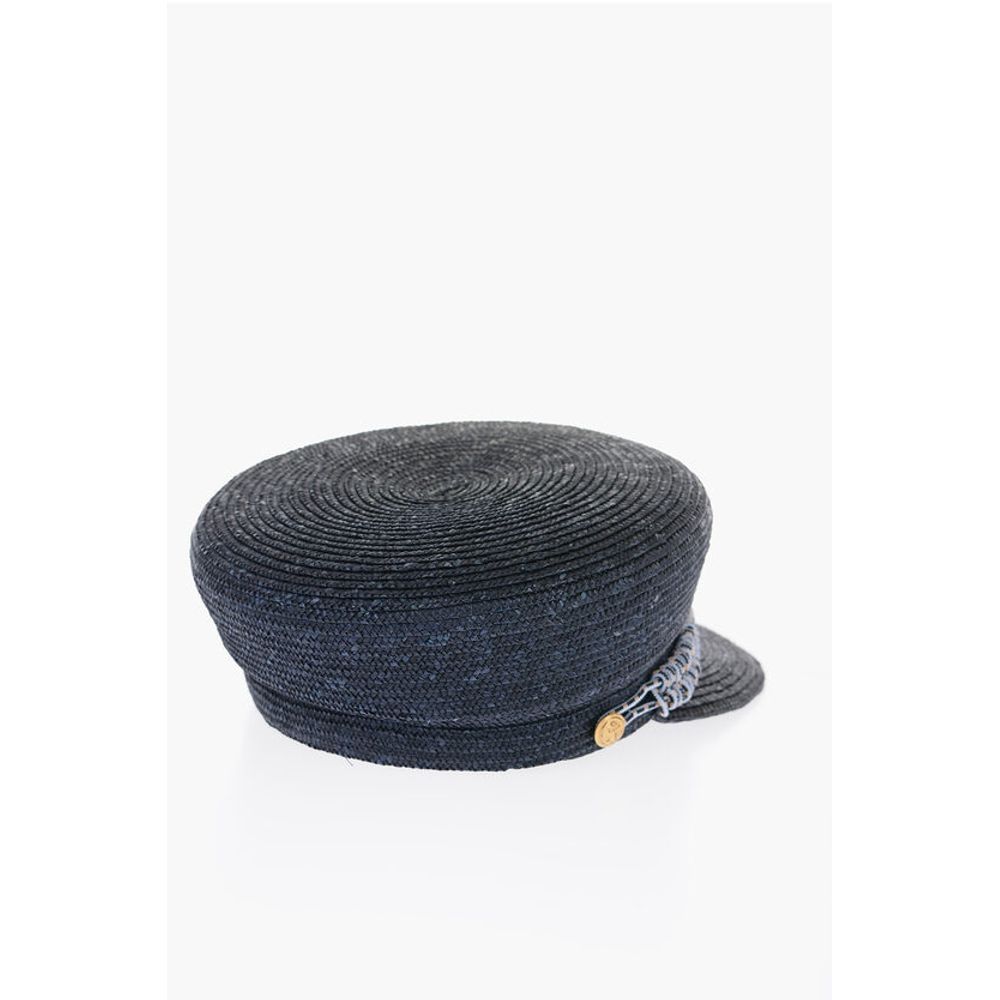 Maison Michel Straw ABBY Peaked Hat