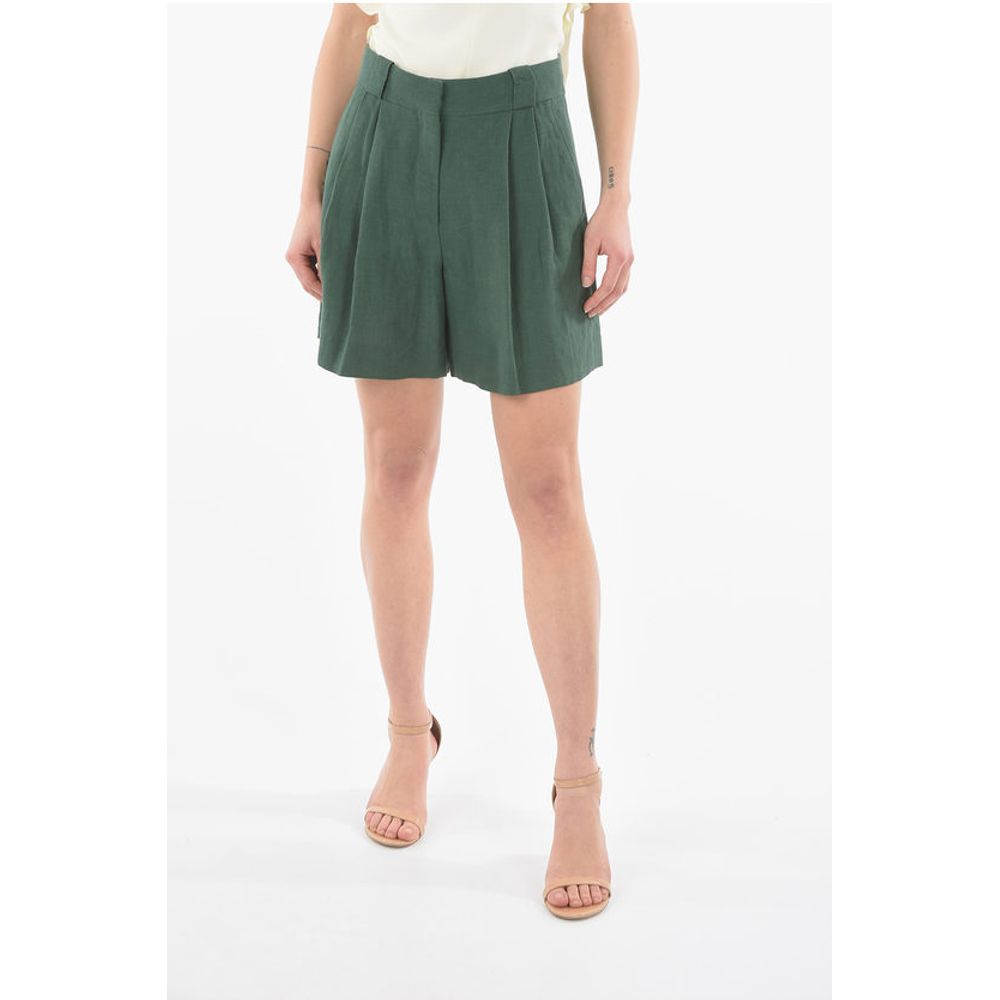 Blazé Milano Linen Pleated Shorts