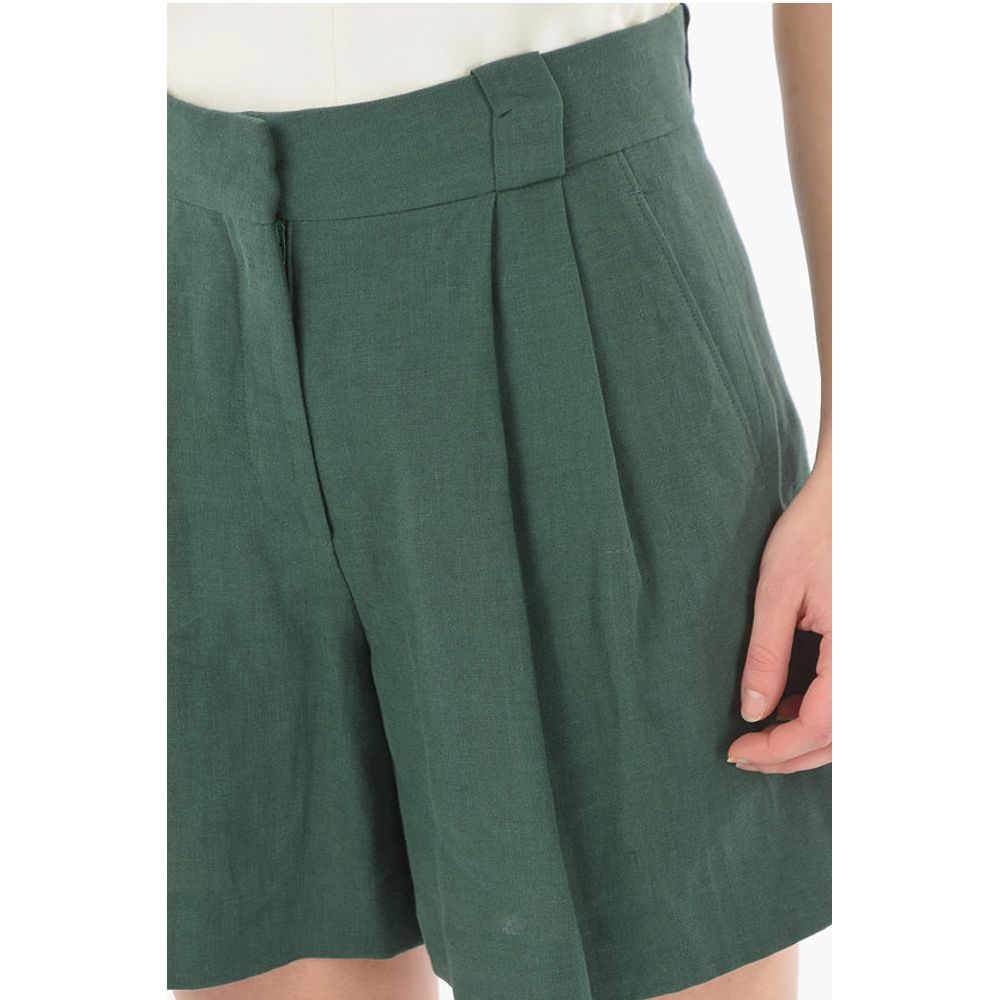 Blazé Milano Linen Pleated Shorts