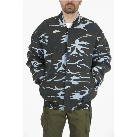 We11done Oversized Camouflage Bomber