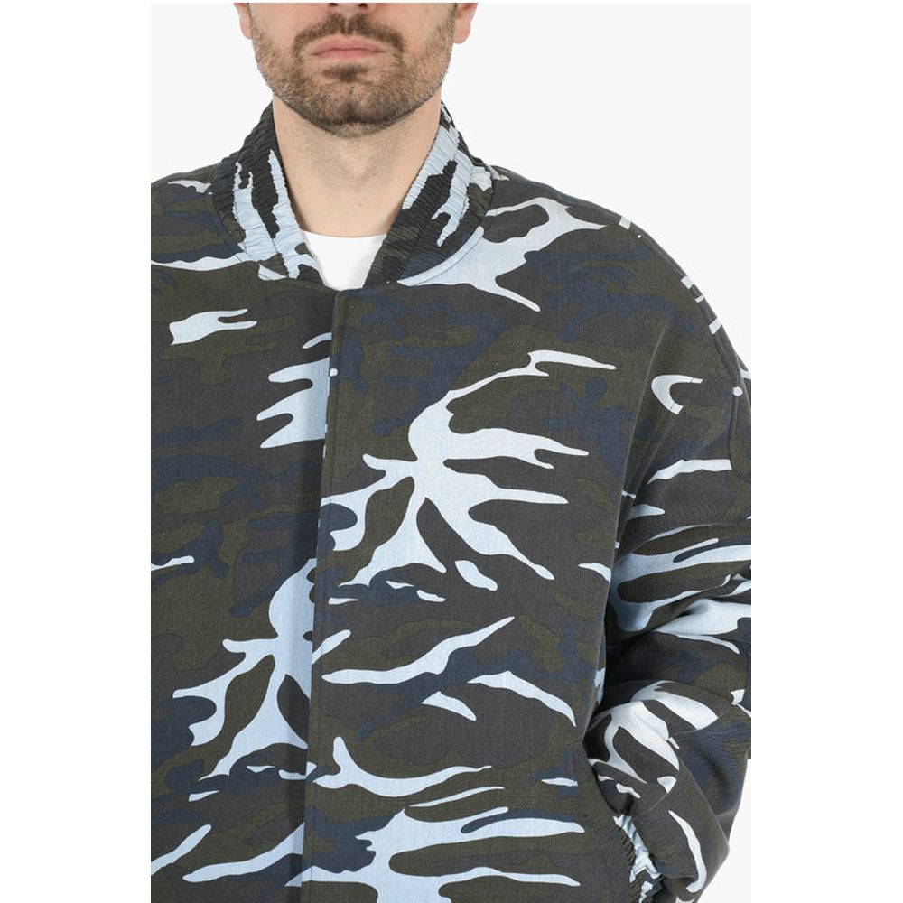 We11done Oversized Camouflage Bomber