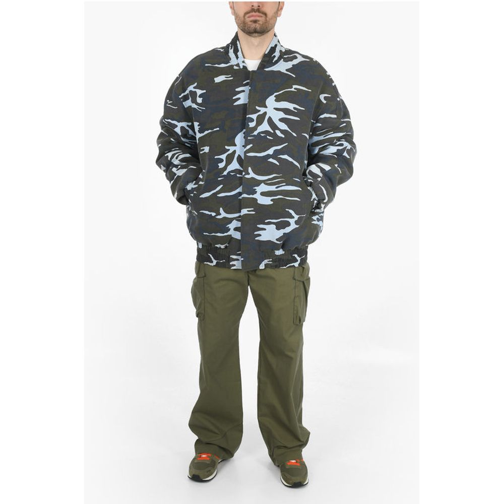 We11done Oversized Camouflage Bomber