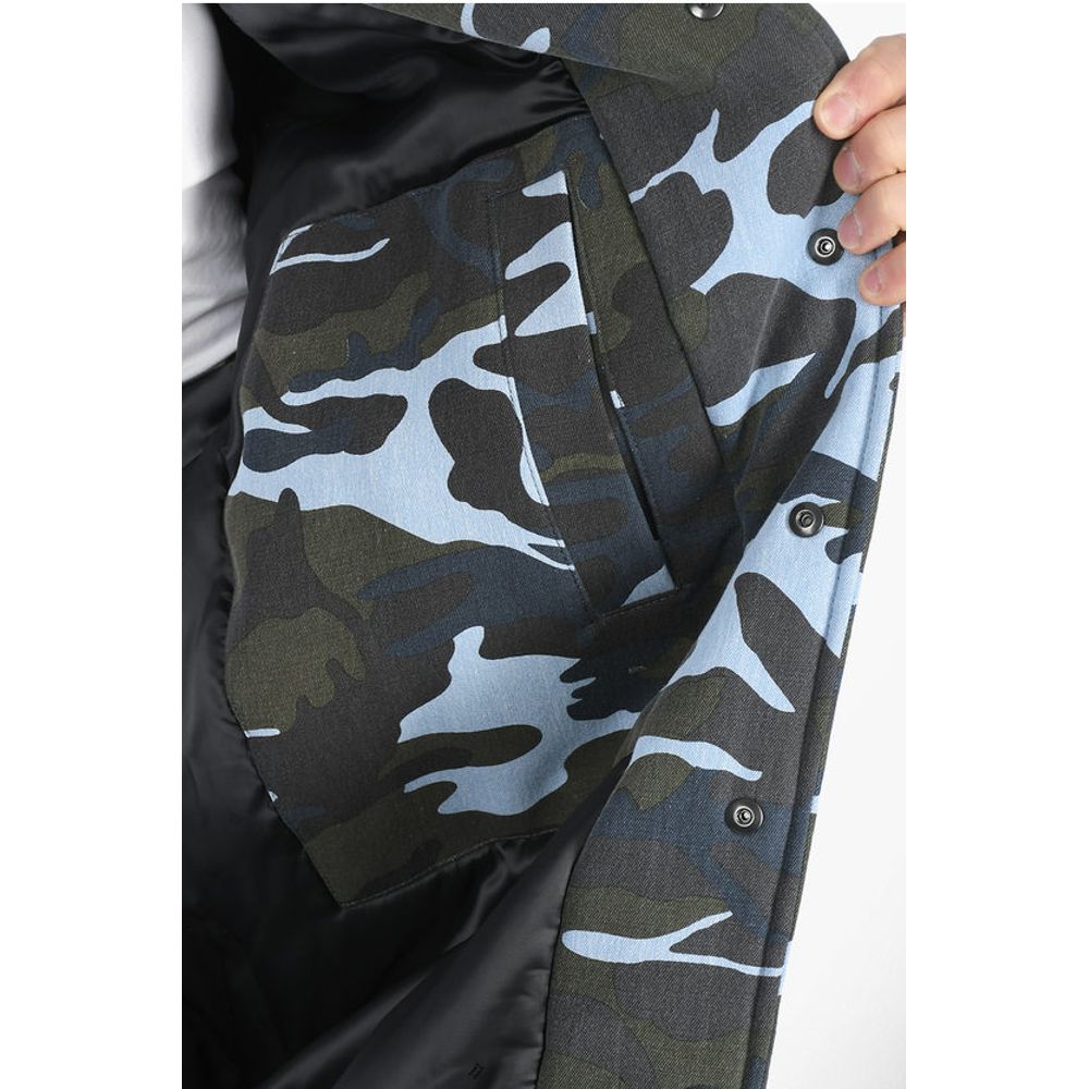 We11done Oversized Camouflage Bomber