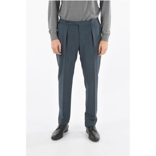Corneliani Unlined Trousers with Hook and Pinces
