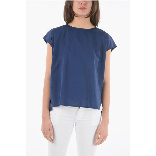 Woolrich Short Sleeve Popeline Cotton Blouse