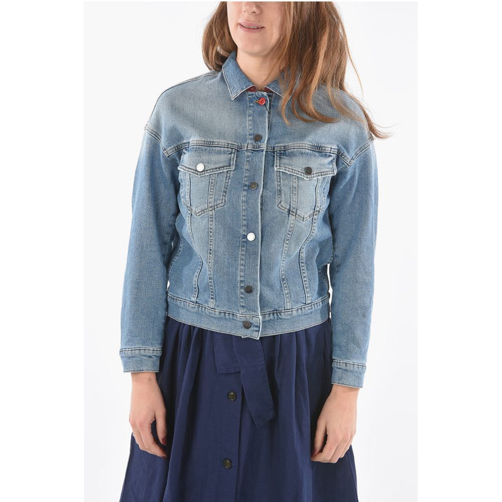 Woolrich Denim AMERICAN Jacket with Silver Buttons