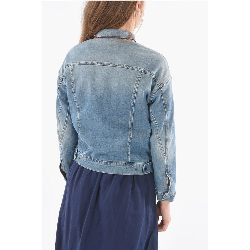 Woolrich Denim AMERICAN Jacket with Silver Buttons