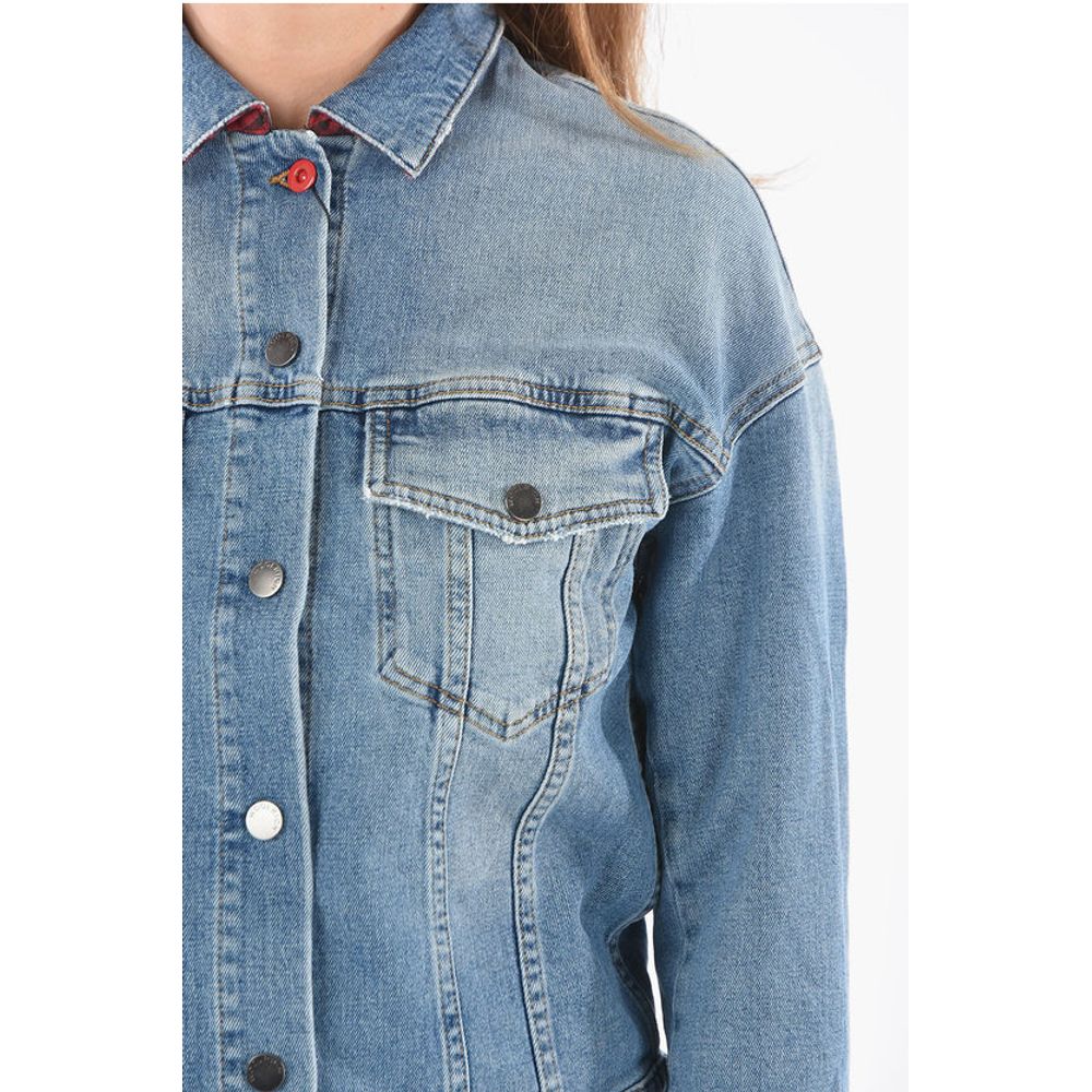 Woolrich Denim AMERICAN Jacket with Silver Buttons