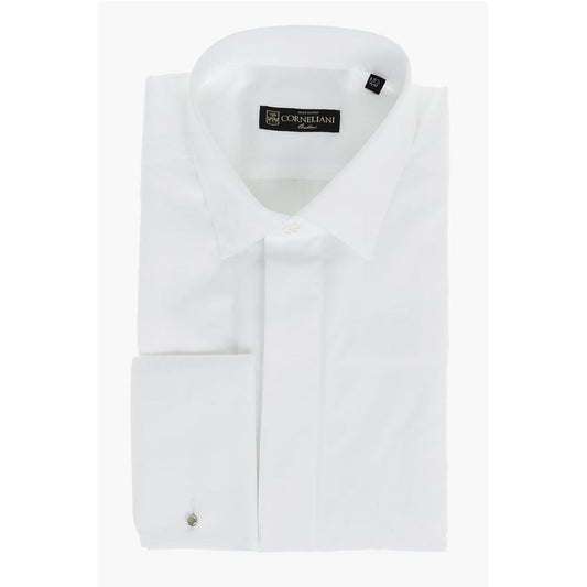Corneliani Hidden Buttoning Cotton Shirt