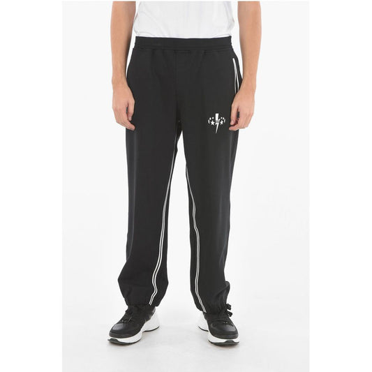 Neil Barrett JAMES HARDEN Baggy Joggers with BOLT STAR Print