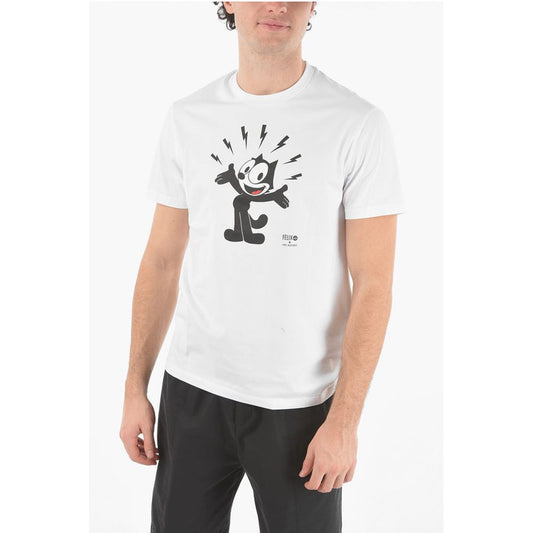 Neil Barrett FELIX x NEIL BARRETT Crew Neck Cotton Slim Fit T-Shirt