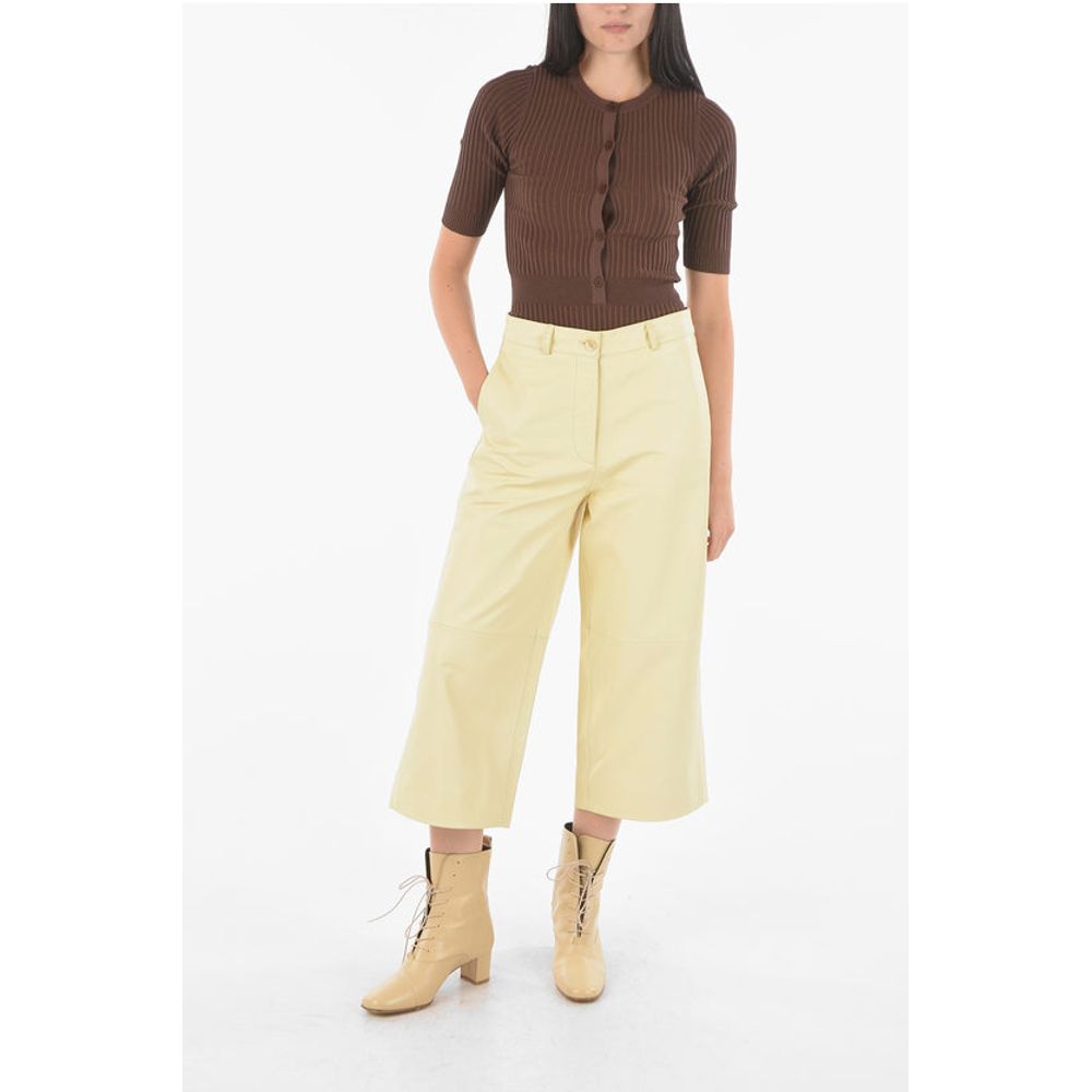 Holzweiler Wide Leg CELICE Leather Pants