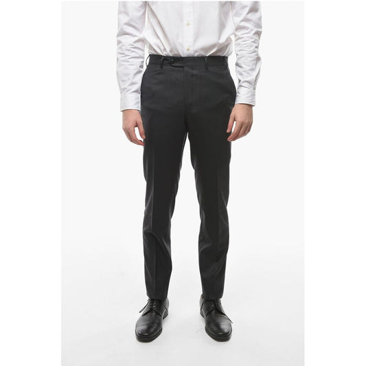 Corneliani Virgin Wool Pants with Belt Loops