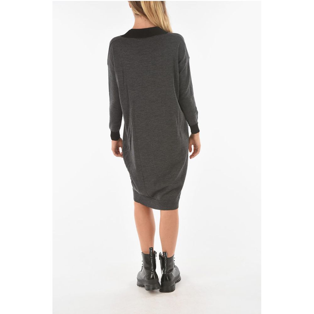 Ixos Knitted SWAPS Midi Dress with V Neckline