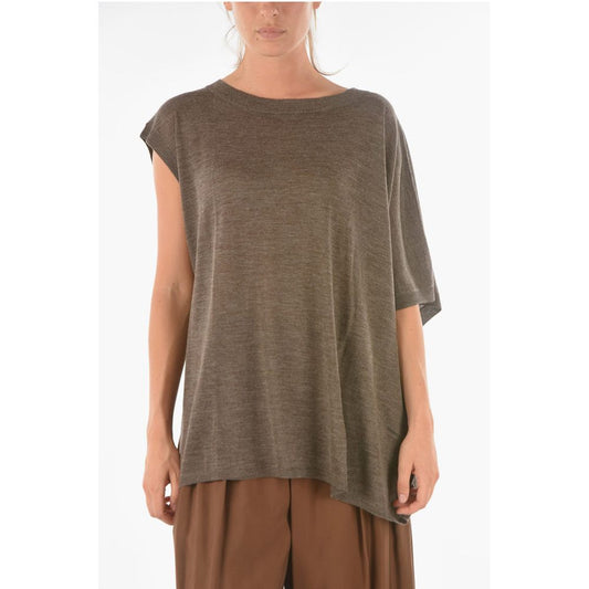 Ixos Asymmetical CURLIN Short-sleeve Sweater