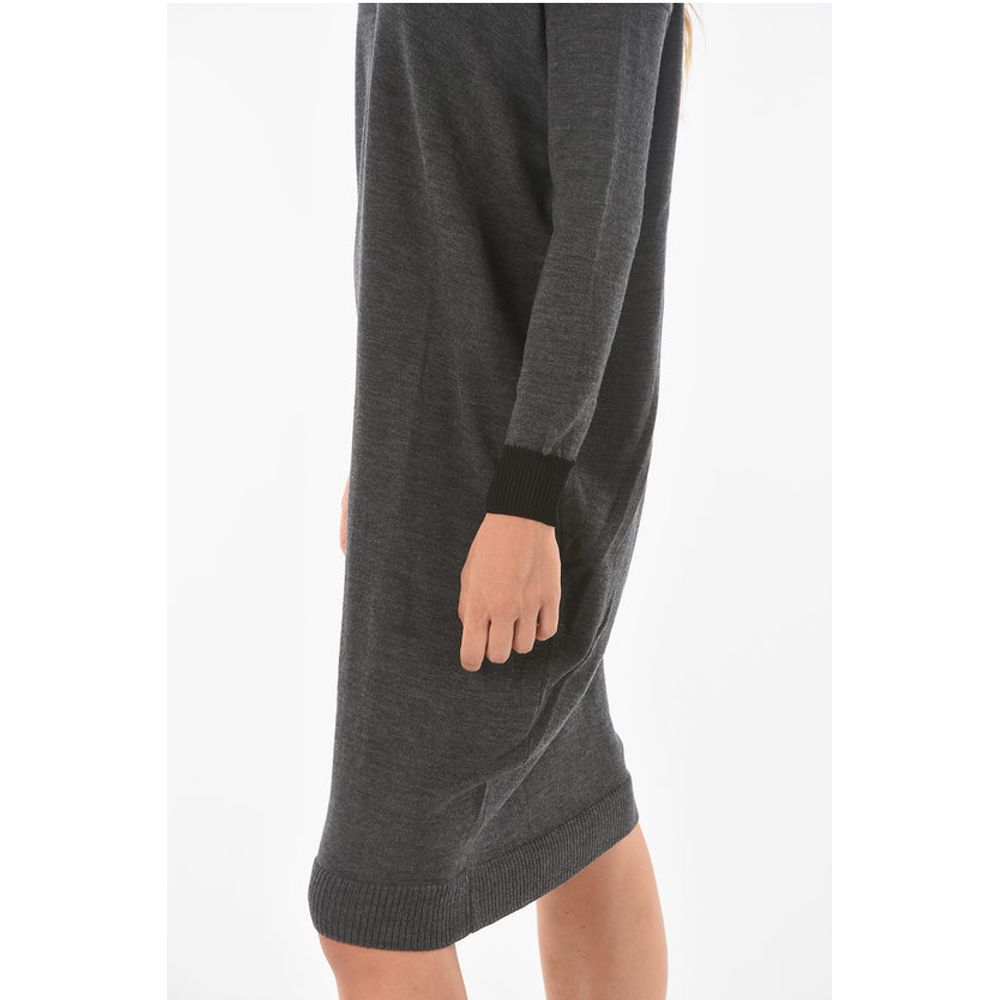 Ixos Knitted SWAPS Midi Dress with V Neckline