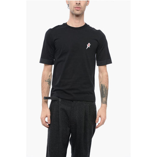 Neil Barrett Cotton TRAVEL Crew-neck T-shirt