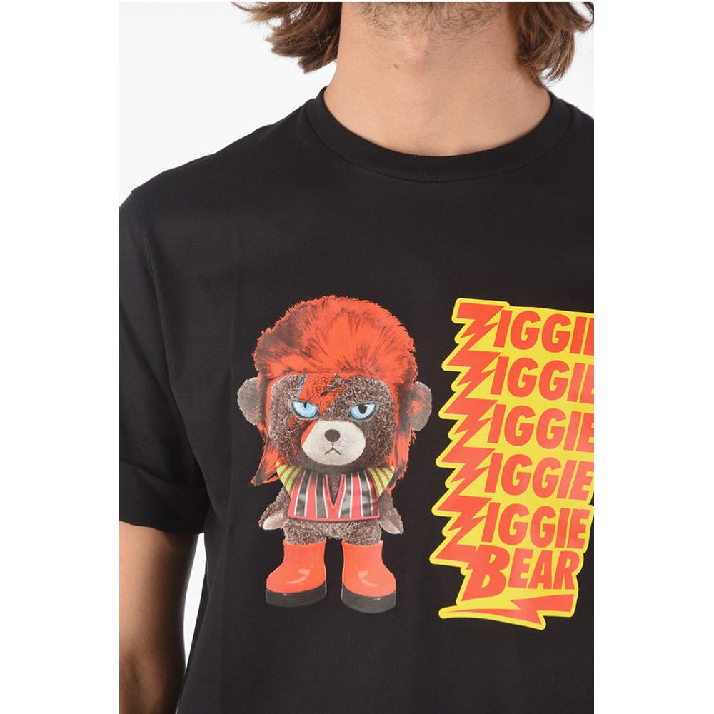 Neil Barrett Printed ZIGGIE BEAR T-shirt with Cuffed Sleeves