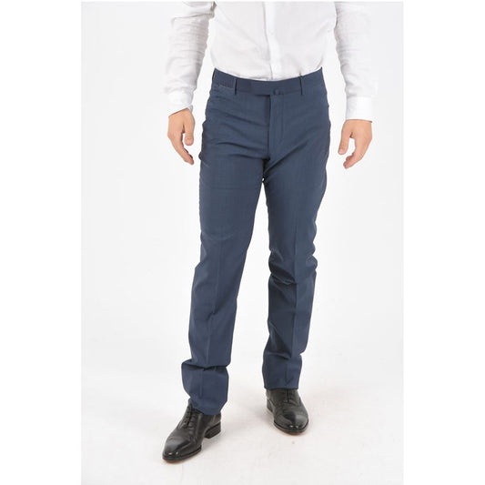 Corneliani Stretched Virgin Wool ACADEMY Slack Pants