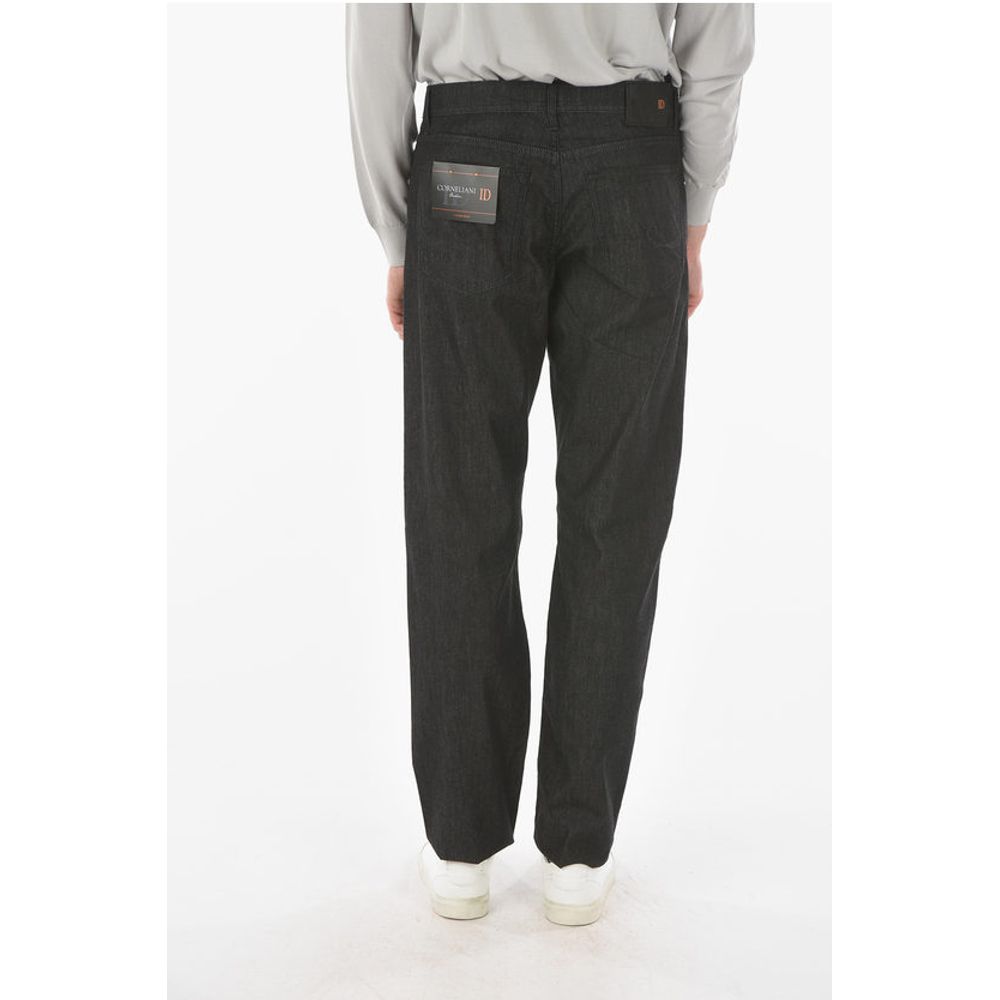 Corneliani ID LUXURY DENIM Stretched Cotton 5-pockets Jeans 21cm