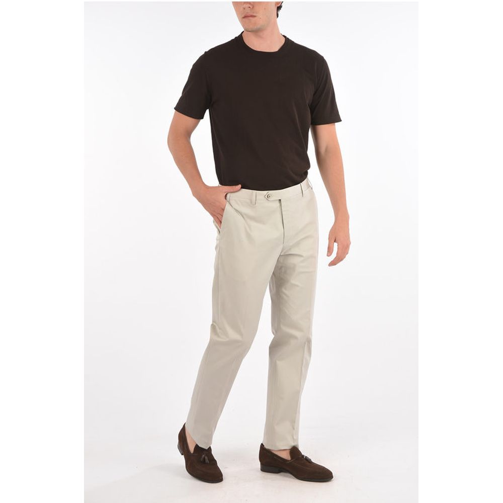 Corneliani Stretched Cotton LEADER Chino Pants