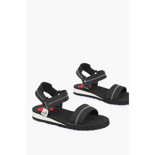Moschino LOVE zigzag motif EVA30 sandals with touch strap closure