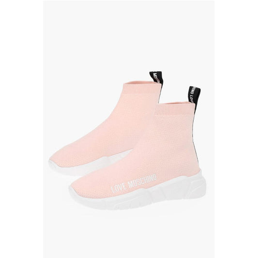 Moschino LOVE Sock High-top Sneakers GOMMA35 with Logo