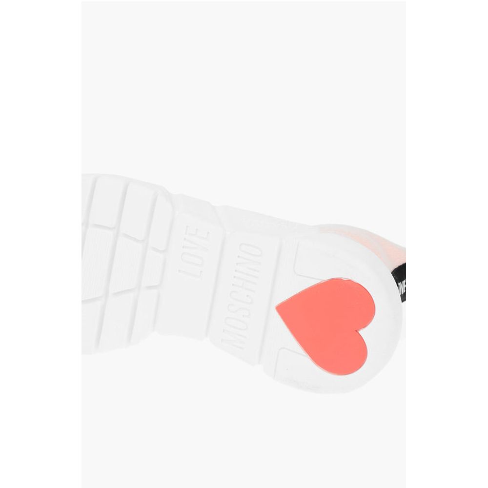 Moschino LOVE Sock High-top Sneakers GOMMA35 with Logo