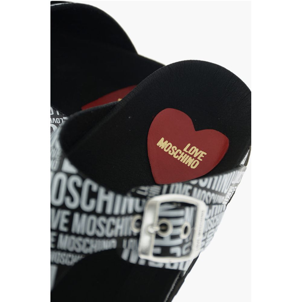 Moschino LOVE MOSCHINO all over logo printed two tone BIRKI30 thong s