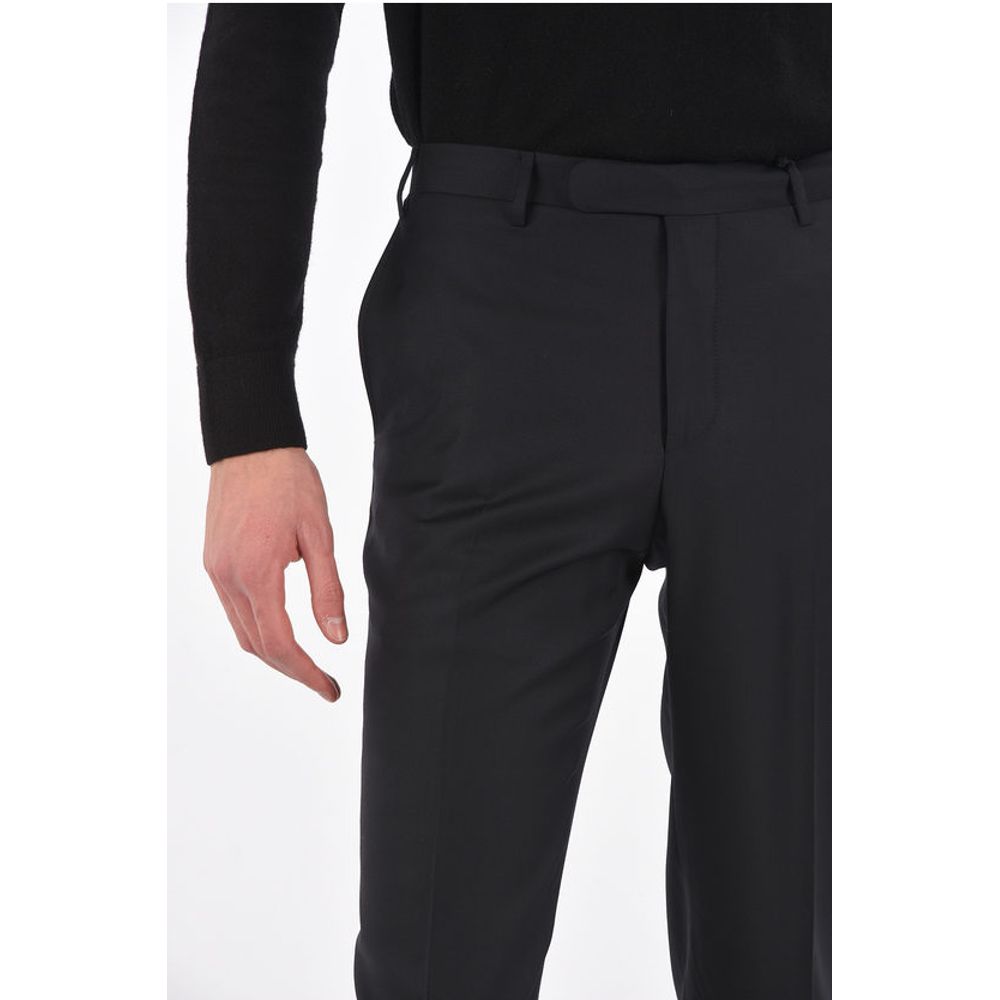 Corneliani TREND Virgin Wool Pants with Pleat