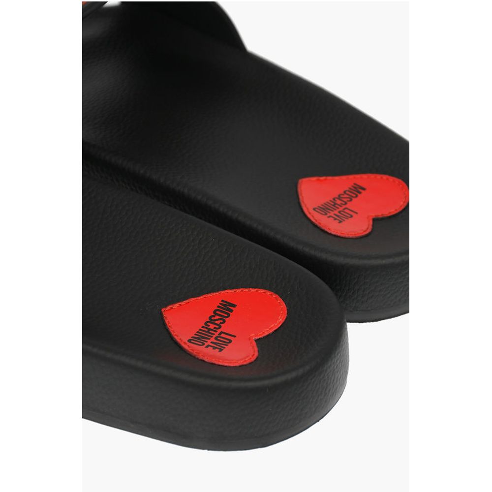 Moschino LOVE Heart Printed Slipper