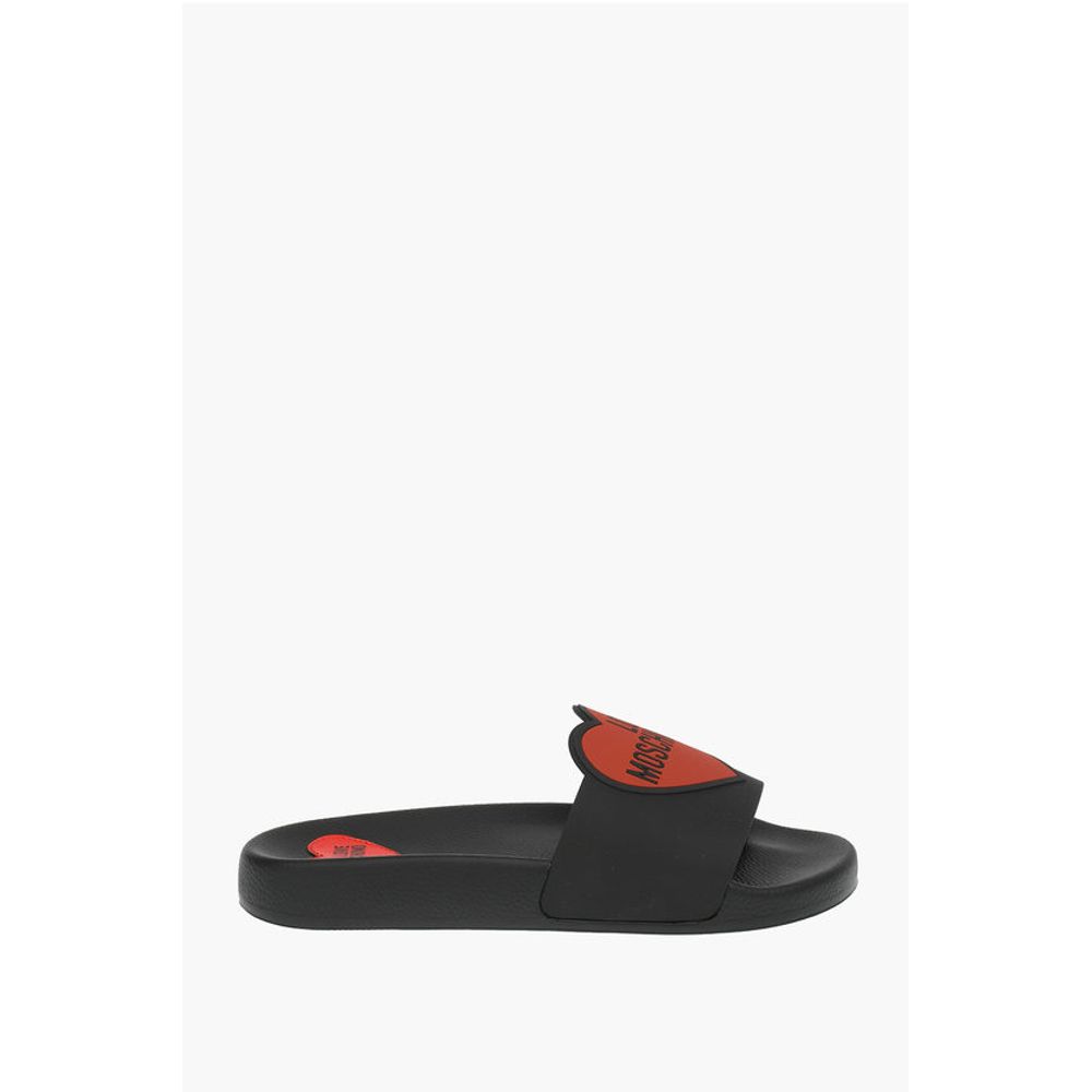 Moschino LOVE Heart Printed Slipper