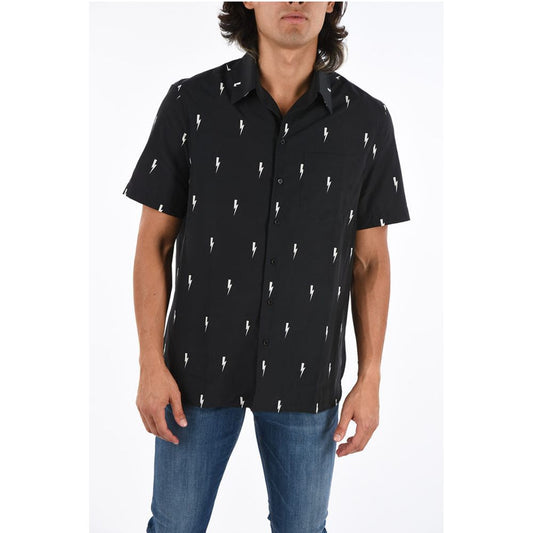 Neil Barrett Thunderbolt Printed Shirt