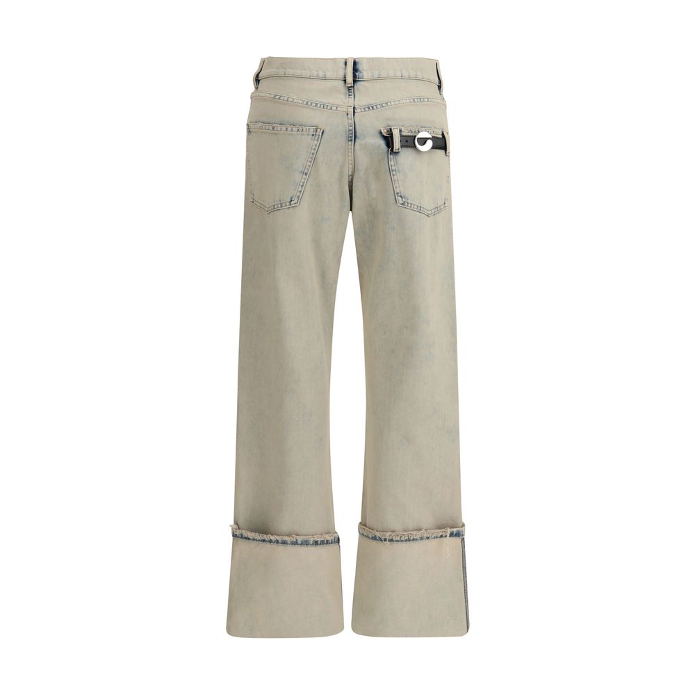 Coperni Boyfriend Jeans z manšeto