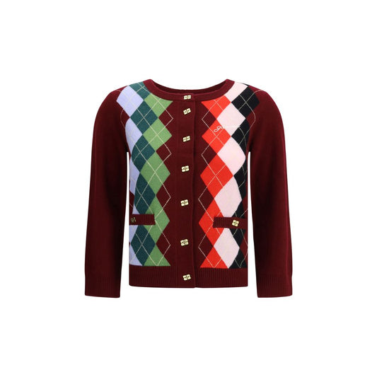 Ganni Check Cardigan