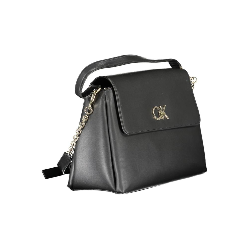 Calvin Klein Črna poliester ženska torbica
