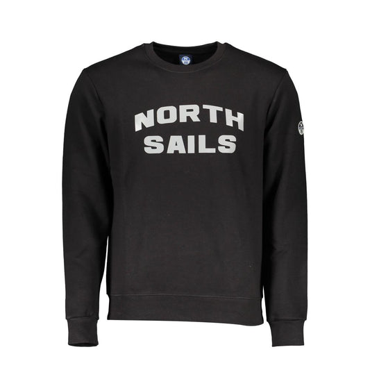 North Sails Črna bombažna moška jopa